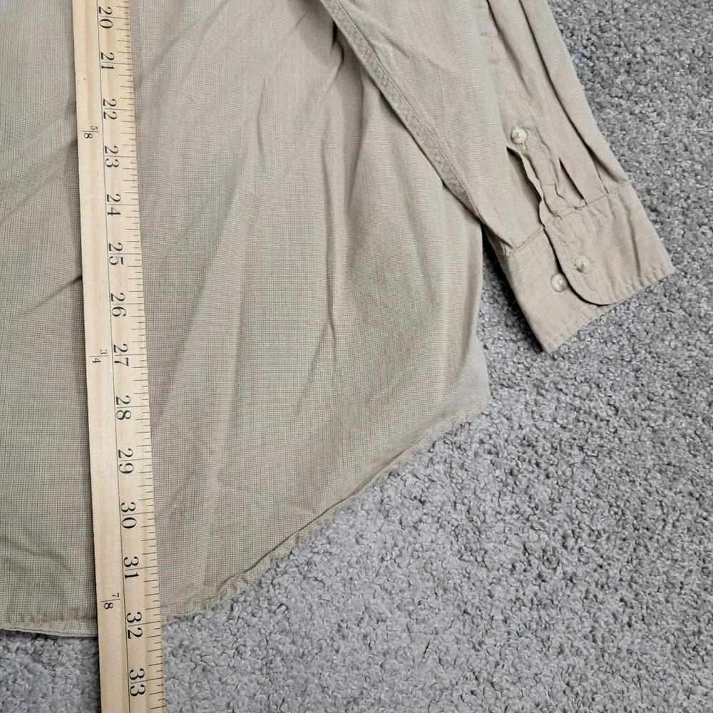 Croft‎ & Barrow Corporate Casuals Mens XL Tan Cotton Button Down Shirt
